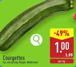 ALDI Courgettes aanbieding