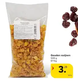 Carrefour Gouden rozijnen aanbieding