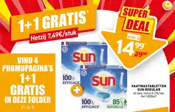 Trafic Vaatwastabletten Sun Regular aanbieding