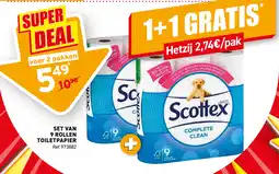 Trafic Scottex Rollen Toiletpapier aanbieding