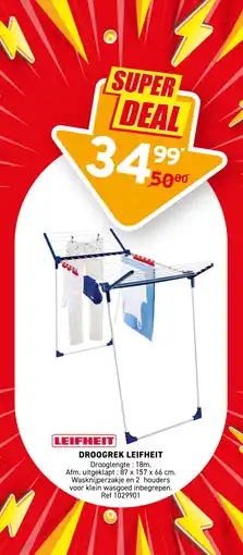 Trafic Droogrek Leifheit aanbieding