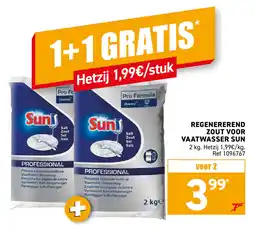 Trafic Regenererend Zout Voor Vaatwasser Sun aanbieding