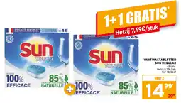 Trafic Vaatwastabletten sun regular aanbieding