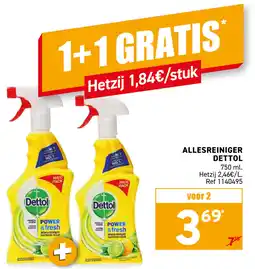 Trafic Allesreiniger dettol aanbieding