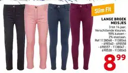 Trafic Lange broek meisjes Slim Fit aanbieding