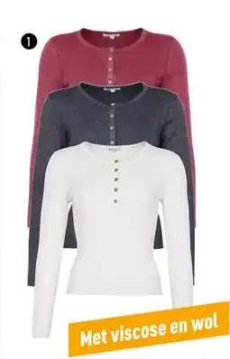 Trafic T-Shirt Lange Mouwen Dames aanbieding