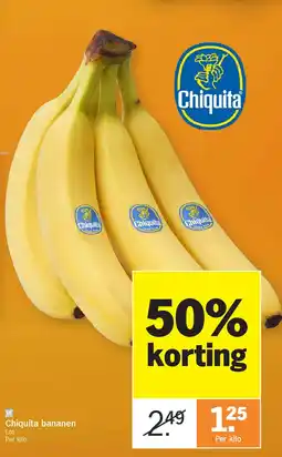 Albert Heijn Chiquita bananen aanbieding