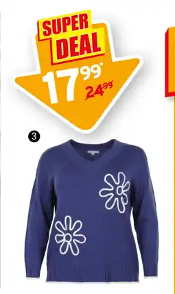 Trafic Trui V-Hals Dames aanbieding