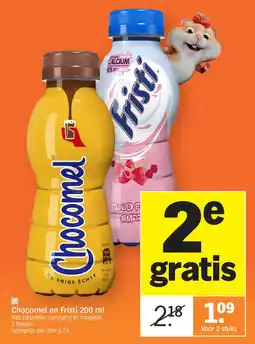 Albert Heijn Chocomel en Fristi 200 ml aanbieding