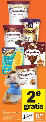 Albert Heijn Alle Häagen-Dazs en Oppo aanbieding