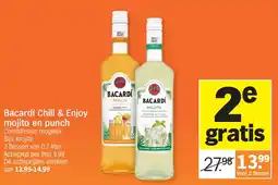 Albert Heijn Bacardí Chill & Enjoy mojito en punch aanbieding