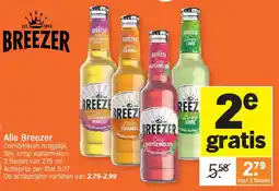 Albert Heijn Alle Breezer aanbieding