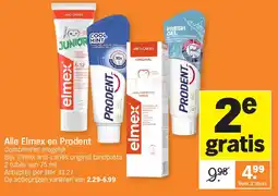 Albert Heijn Alle Elmex en Prodent aanbieding