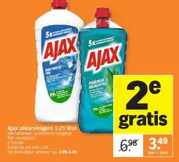 Albert Heijn Ajax allesreinigers 1.25 liter aanbieding