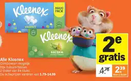 Albert Heijn Alle Kleenex aanbieding