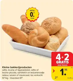 Carrefour Kleine bakkerijproducten aanbieding