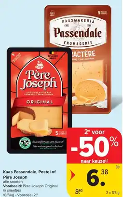 Carrefour Kaas Passendale, Postel of Père Joseph aanbieding