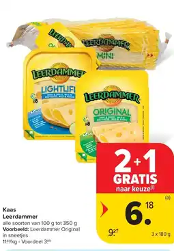 Carrefour Kaas Leerdammer aanbieding