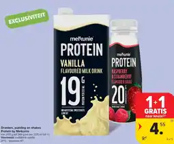 Carrefour Dranken, pudding en shakes Protein by Melkunie aanbieding