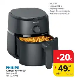 Carrefour Airfryer NA110/00 aanbieding