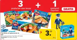 Carrefour Fish Sticks en gepaneerde vis Iglo aanbieding