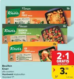 Carrefour Bouillon Knorr aanbieding