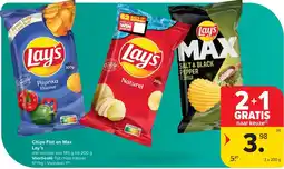Carrefour Chips Flat en Max Lay’s aanbieding