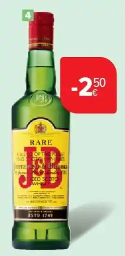 Carrefour Whisky Original J&B aanbieding