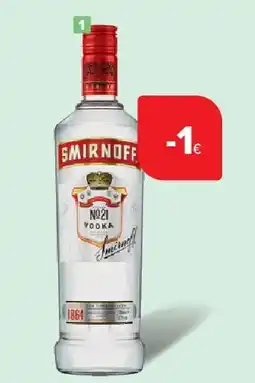 Carrefour Wodka Original Smirno aanbieding