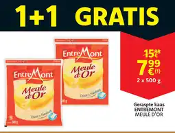 Cora Entre mont meule d'or geraspte kaas aanbieding