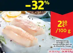 Cora Kabeljauwrug aanbieding