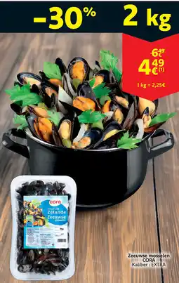 Cora Zeeuwse mosselen cora aanbieding
