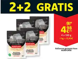 Cora Agriform italiaanse geraspte kaas aanbieding