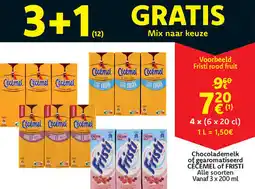 Cora Chocolademelk of gearomatiseerd cecemel of fristi alle soorten aanbieding