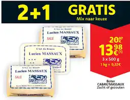 Cora Cabay/massaux boter zacht of gezouten aanbieding
