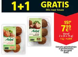 Cora Aubel Gebraden gehaktballetjes of gehaktballetjes van gevogelte aanbieding