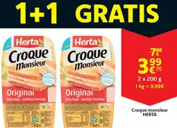 Cora Herta Croque monsieur aanbieding