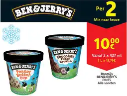 Cora Ben&jerry's roomijs pints aanbieding