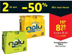 Cora Nalu Energiedranken aanbieding