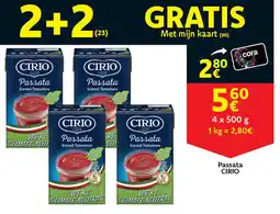 Cora Cirio passata aanbieding