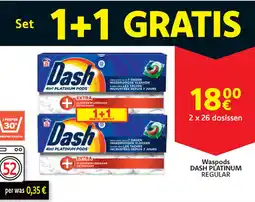 Cora Dash platinum regular waspods aanbieding