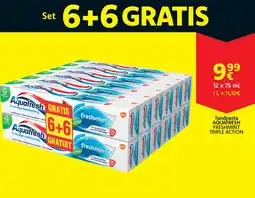 Cora Aquafresh freshmint triple action tandpasta aanbieding