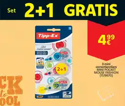 Cora Mini pocket mouse fashion 3 mini correctierollers aanbieding