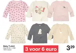 Zeeman Baby T-shirt aanbieding