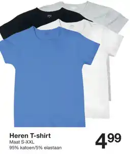 Zeeman Heren T-shirt aanbieding