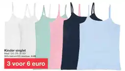 Zeeman Kinder singlet aanbieding