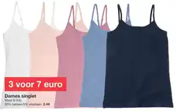 Zeeman Dames singlet aanbieding