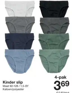 Zeeman Kinder slip aanbieding