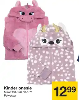 Zeeman Kinder onesie aanbieding