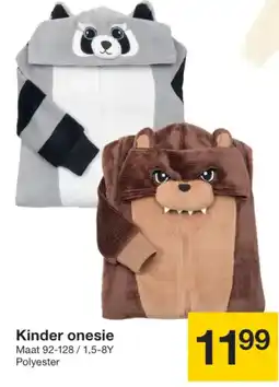 Zeeman Kinder onesie aanbieding